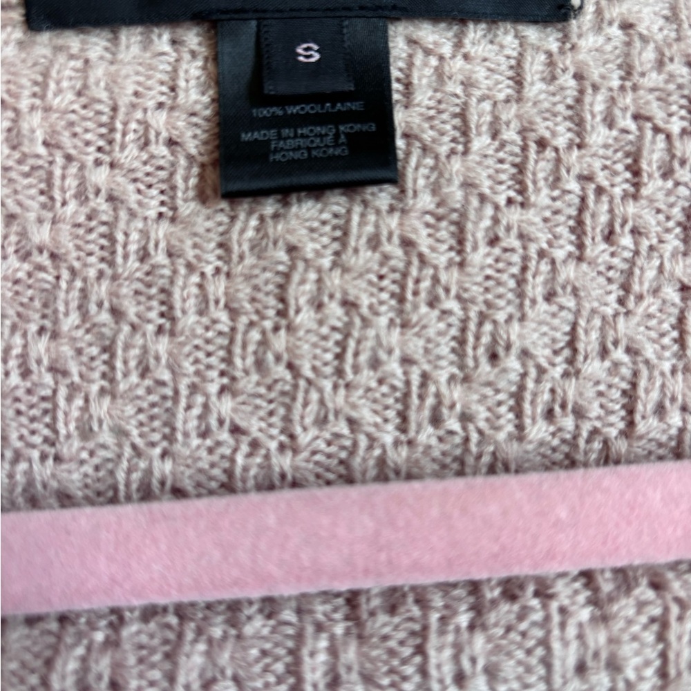 Marc Jacobs Dusty Rose Cropped Wool  Cardigan Embellished Small - Picture 9 of 13